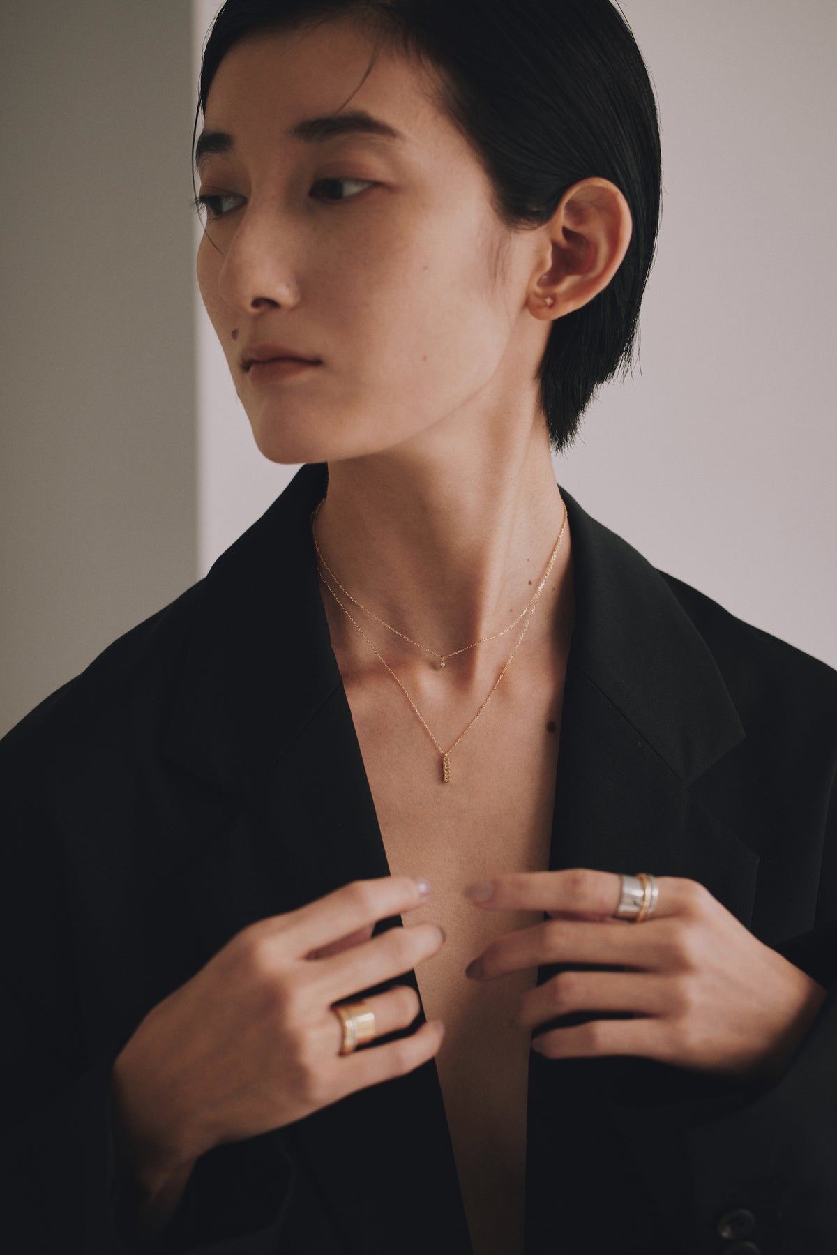 AR NECKLACE M (K18YG)