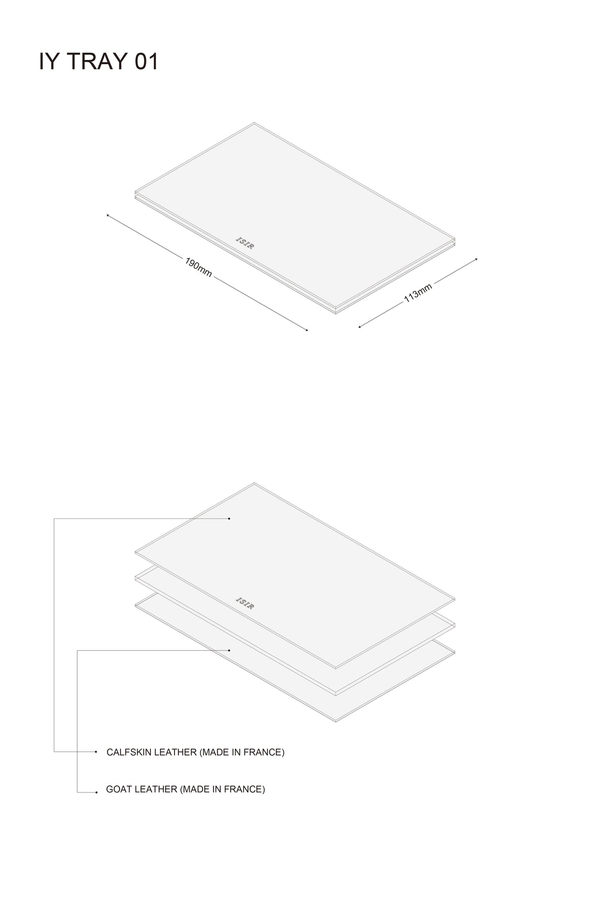 IY TRAY PLATE