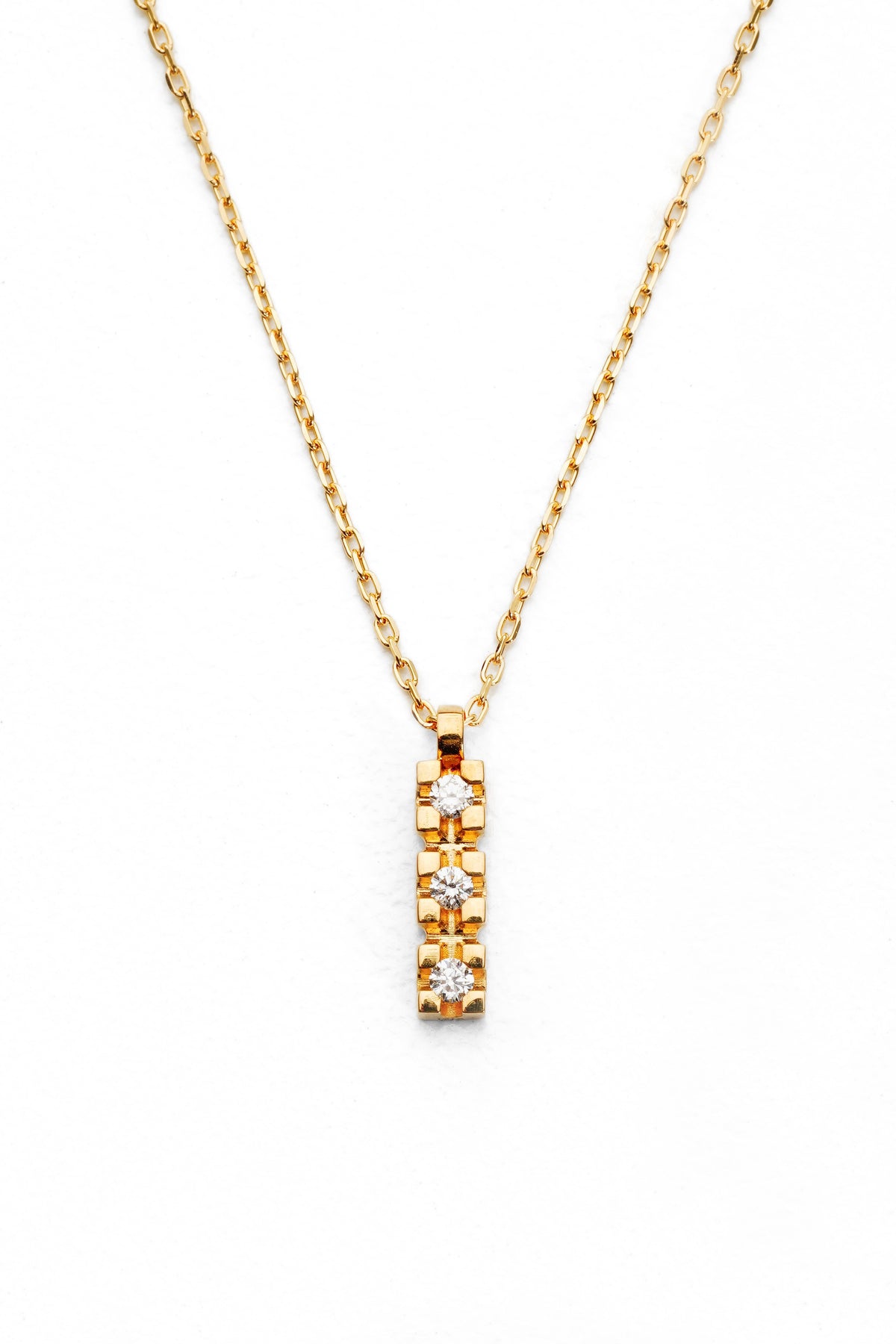 AR NECKLACE M DIA (K18YG)