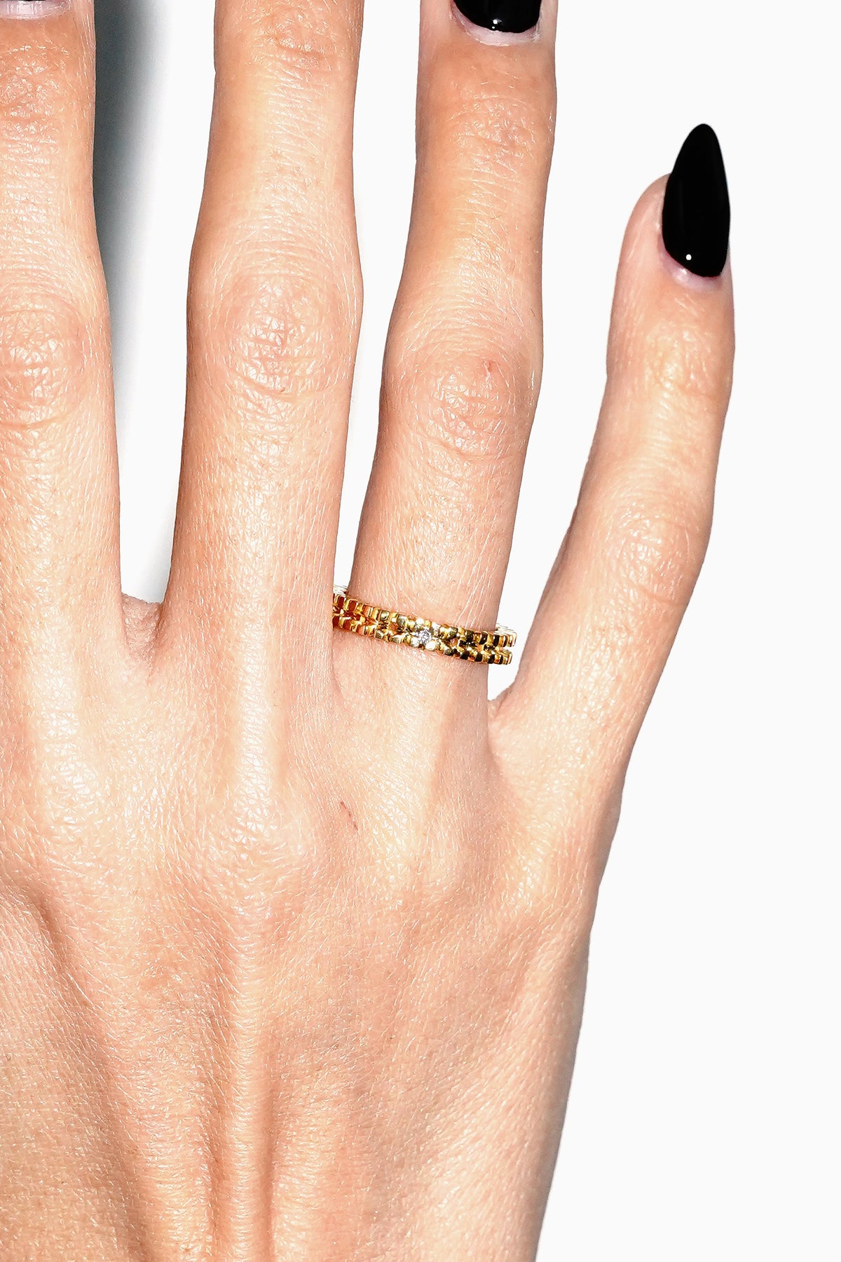 AR RING DIA (K18YG)